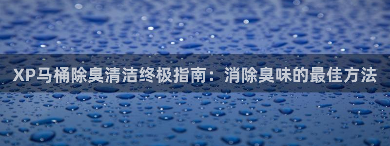 凯时国际app登录：XP马桶除臭清洁终极指南：消除臭味的