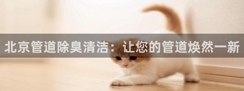 尊龙凯时注册地址：北京管道除臭清洁：让您的管道焕然一新